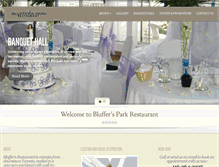 Tablet Screenshot of bluffersparkrestaurant.com